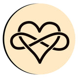 Heart and Infinity Wax Seal Stamps