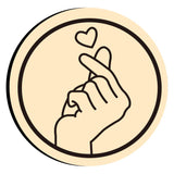 Gesture For Heart/Love, For Valentine's Day Wax Seal Stamps