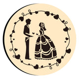 Groom and Bride Wax Seal Stamps