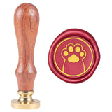 Dog Paw Pattern Wax Seal Stamp