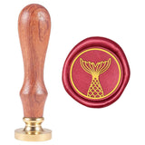 Mermaid Tail Pattern Wax Seal Stamp