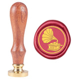 Phonograph Pattern Wax Seal Stamp