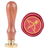 Rose Bow and Arrow Pattern Wax Seal Stamp