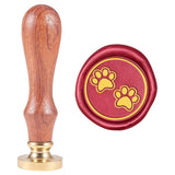 Dog Paw Prints Pattern Wax Seal Stamp