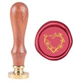 Cheery Blossom Heart  Wax Seal Stamp