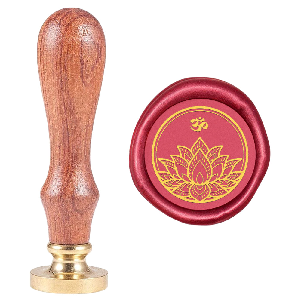 Lotus & Ohm Wax Seal Stamp