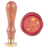 Wax Seal Stamp Summer Beach, Tropical Tree