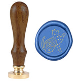 Wax Seal Stamp Moon and Cat