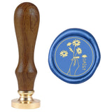 Wax Seal Stamp Daisy and Hand
