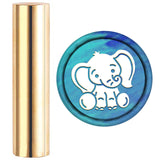 Elephant Mini Brass Stamp