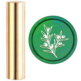 Olive Branch 15mm Mini Brass Stamp