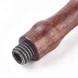 80mm long, 22.5mm wide Burly Wood Pear Wood Handle