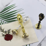 Moon and Butterfly Metal Handle Wax Seal Stamp