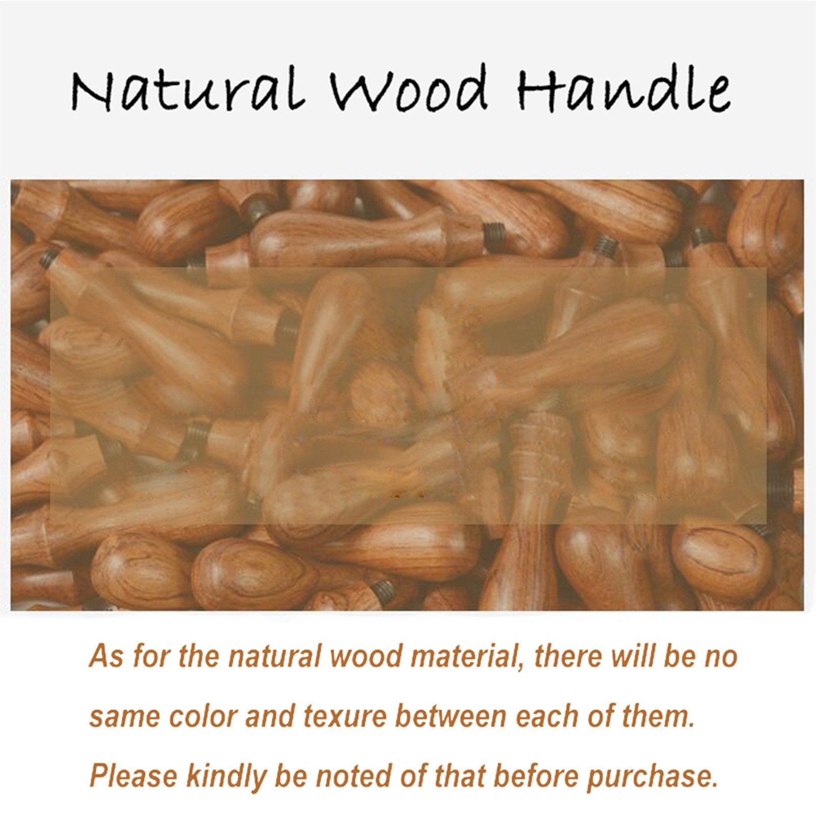 Hand Ground Coffee Wood Handle Wax Seal Stamp