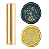 Mermaid Tail Mini Brass Stamp