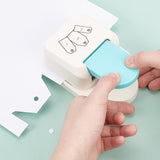 Tag Punch, Trapezoid Gift Tag Puncher, 3 in 1 Craft Tag Punch, 1.5 ,2 , 2.5  Tag Shape Lever Action Craft Punch for Paper Crafting Scrapbooking Cards Arts