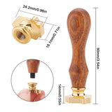 Puzzle Shaped Wood Handle Wax Seal Stamp