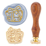 Box Shaped Wood Handle Wax Seal Stamp