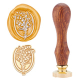 Bluebell Shaped Wood Handle Wax Seal Stamp