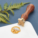 Umbrella Shaped Wood Handle Wax Seal Stamp