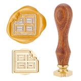 Chocolate Shaped Wood Handle Wax Seal Stamp