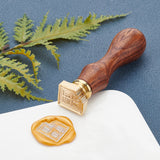 Chocolate Shaped Wood Handle Wax Seal Stamp