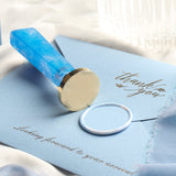 Blue Resin Replacement Wax Seal Stamp