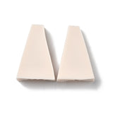 2 Set 3D Christmas Tree DIY Candle Two Parts Silicone Molds, for Xmas Tree Scented Candle Making, Bisque, Assembled: 7x6.7x10.8cm, Inner Diameter: 5.6x9.5cm