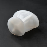 2 PCS 3D Christmas Hat DIY Candle Silicone Molds, For Scented Candle Making, White, 8.8x7.5cm, Inner Diameter: 8x7cm