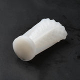 2 PCS 3D Christmas Tree DIY Candle Silicone Molds, for Xmas Tree Scented Candle Making, White, 6x11cm, Inner Diameter: 9.7x5.2x5cm