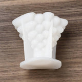 2 PCS 3D Christmas Tree DIY Candle Silicone Molds, for Xmas Tree Scented Candle Making, White, 8.5x8.5cm, Inner Diameter: 8x7.7cm