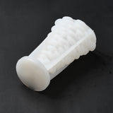 2 PCS 3D Christmas Tree DIY Candle Silicone Molds, for Xmas Tree Scented Candle Making, White, 9x15.2cm, Inner Diameter: 8.2x14cm