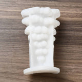 2PCS 3D Christmas Tree DIY Candle Silicone Molds, for Xmas Tree Scented Candle Making, White, 10x9.5x16cm, Inner Diameter: 14.7x9.6x9.3cm