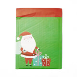 50 pc Kraft Paper & Plastic Bubble Envelope Bags, Self-adhesive Bag, Christmas Theme, Rectangle, Santa Claus, 27.5x21x0.35cm