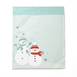 50 pc Kraft Paper & Plastic Bubble Envelope Bags, Self-adhesive Bag, Christmas Theme, Rectangle, Snowman Pattern, 32.5x27.5x0.5cm