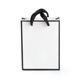 10 pc Rectangle Paper Bags, with Handles, for Gift Bags and Shopping Bags, White, 16x12x0.6cm