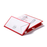 1 Bag Rectangle Paper Bags, with Handles, for Gift Bags and Shopping Bags, Word, 15.5x14x7.1cm, Fold: 15.5x14x0.4cm, 12pcs/bag