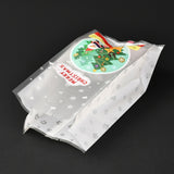 1 Bag Christmas Theme Rectangle Paper Candy Bags, No Handle, for Gift & Food Wrapping Bags, Christmas Tree Pattern, 24.8x10x0.02cm, 50pcs/bag