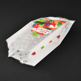 1 Bag Christmas Theme Rectangle Paper Candy Bags, No Handle, for Gift & Food Wrapping Bags, Gift Box Pattern, 24.8x10x0.02cm, 50pcs/bag