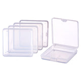 1 Set 18 Pack Rectangle Clear Plastic Bead Storage Containers Box Case with Flip-Up Lids for Small Items, Pills, Herbs, Tiny Bead, Jewelry Findings (5.5 x 6 x 1.8cm)