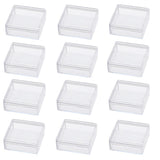 1 Box 15 Pack High Transparency 1.96x1.96x0.78 Plastic Storage Containers Mini Earplugs Storage Box for Bead, Pill and Small Jewelry Crafts