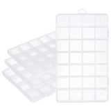 CRASPIRE 4 pcs 4 Pcs 28 Grids Bead Organizer Containers 22.5x13