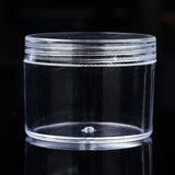 30 pcs Column Polystyrene Bead Storage Container, for Jewelry Beads Small Accessories, Clear, 5x3.7cm, Inner Diameter: 4.3cm