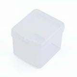 30 pcs Plastic Bead Storage Containers, Square, Clear, 3.45x3x2.8cm