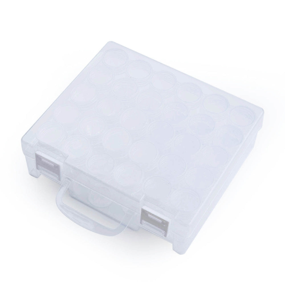 CRASPIRE 10 Bag Polystyrene Bead Storage Container, for Diamond