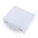 1 Box Plastic Bead Storage Containers, Column, Clear, 2.7x4.75cm