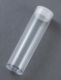 1000 pcs Plastic Bead Containers, Bottle, Clear, 5.5x1.5cm, Capacity: 2ml(0.06 fl. oz)