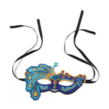 Craspire DIY Masquerade Mask Diamond Painting Kits, including Plastic Mask, Resin Rhinestones and Polyester Cord, Tools, Peacock Pattern, 130x240mm, 2Set/Pack