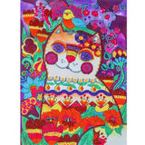 Craspire DIY Diamond Painting Kits, including Resin Rhinestones, Diamond Sticky Pen, Tray Plate and Glue Clay, Cat Pattern, 400x300mm, 2Set/Pack