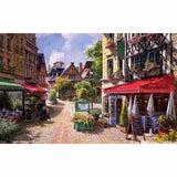 Craspire DIY Scenery 5D Full Drill Diamond Painting Kits, including Resin Rhinestones, Diamond Sticky Pen, Tray Plate and Glue Clay, Building Pattern, 300x400mm, 2Set/Pack